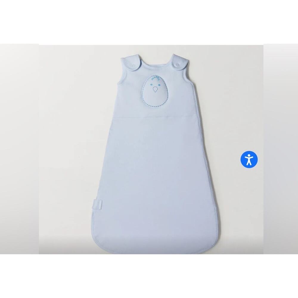 Nested Bean Zen Sack Classic Powder Blue Size Small 0-3 M Infant Safe Sleep
